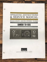 Sansui TU-555 Tuner Service Manual *Original*