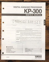 Yamaha KP-300 Karaoke Processor  Service Manual *Original*
