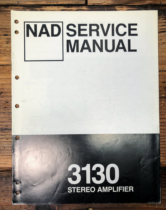 NAD Model 3130 Amplifier Service Manual *Original*