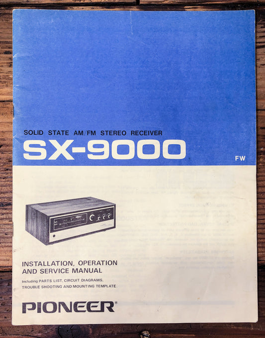 Pioneer SX-9000 Receiver Owner & Service Manual *Original*