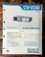 Sony STR-VX240 Receiver  Service Manual *Original*