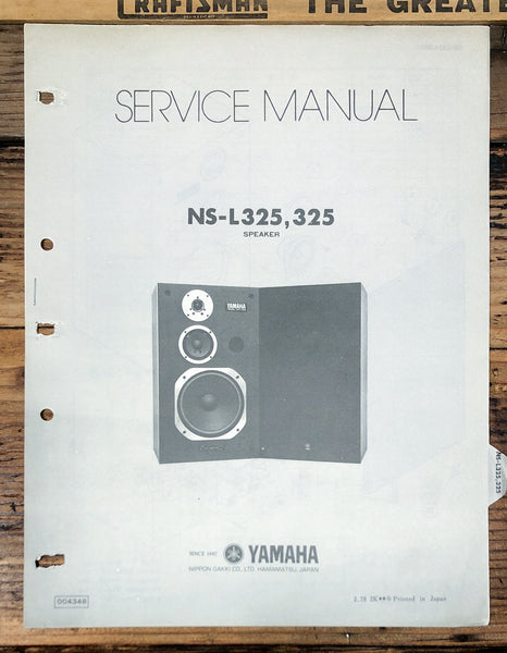 Yamaha NS-L325 NS-325 Speaker  Service Manual *Original*