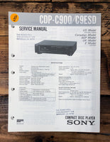 Sony CDP-C900 CDP-C9ESD CD Player  Service Manual *Original* #1