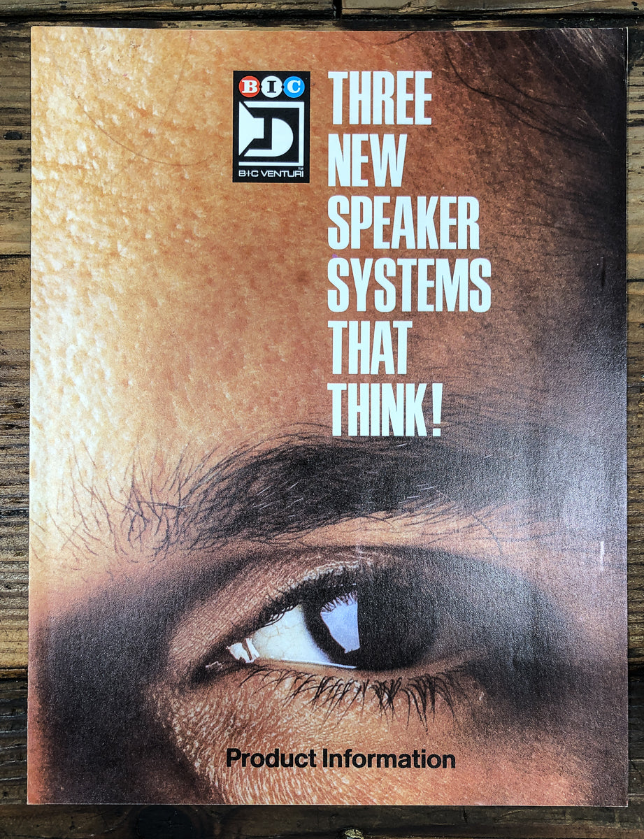 BIC Formula 5 6 7 Spec II Speaker Dealer Brochure *Original*