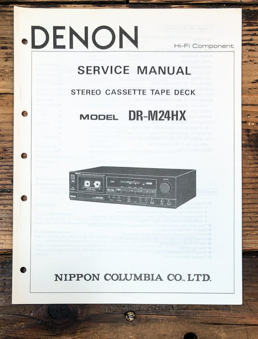 Denon DR-M24HX Cassette Service Manual *Original*