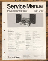 Panasonic SE-1260  Service Manual *Original*