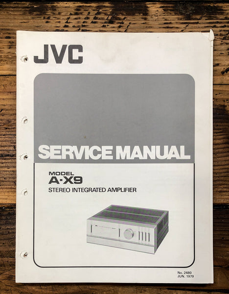 JVC AX-X9 Amplifier  Service Manual *Original*