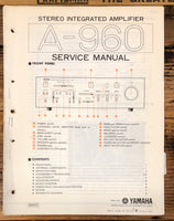 Yamaha A-960 Amplifier  Service Manual *Original*
