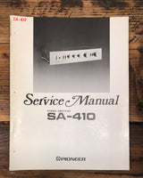 Pioneer SA-410 Amplifier  Service Manual *Original*