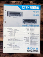 Sony STR-7065A Receiver  Service Manual *Original*