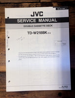 JVC TD-W218  Supp. Service Manual *Original*