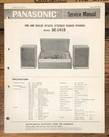 Panasonic SE-1419  Service Manual *Original*