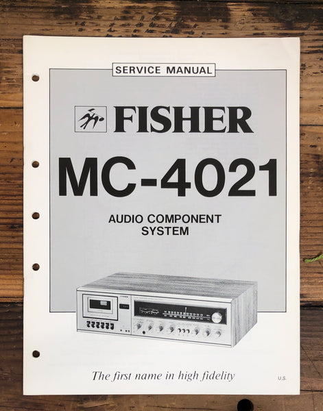Fisher MC-4021 Stereo  Service Manual *Original*