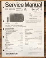 Technics SA-VC10 Stereo Service Manual *Original*