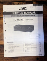 JVC TD-W222   Service Manual *Original*