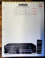 Yamaha CDX-810U -910U -1110U CD Player Dealer Brochure 6pg  *Original*