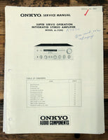 Onkyo A-7090 Amplifier  Service Manual *Original*