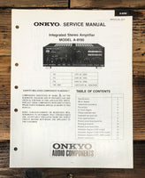 Onkyo A-8190 Amplifier  Service Manual *Original*