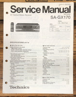 Technics SA-GX170 Receiver Service Manual *Original*