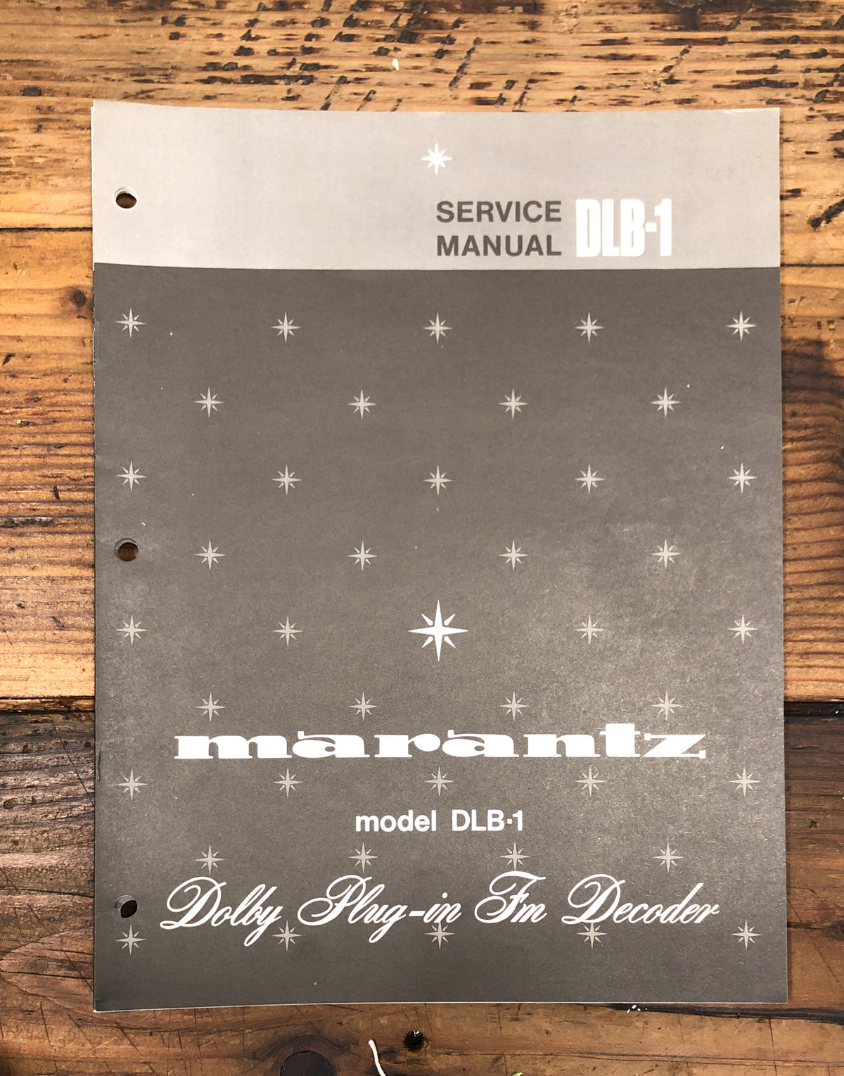 Marantz DLB-1 Dolby Processor  Service Manual *Original*