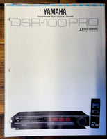 Yamaha DSR-100PRO Decoder Dealer Brochure 3pg  *Original*