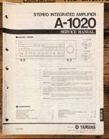 Yamaha A-1020 Amplifier  Service Manual *Original*
