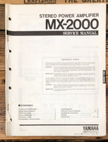 Yamaha MX-2000 Amplifier  Service Manual *Original*
