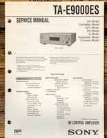 Sony TA-E9000ES Preamp / Preamplifier  Service Manual *Original*