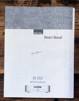 Rotel RX-1052 Receiver  Owner / User Manual *Original*