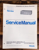 Philips 22AH785-44 AH 785 Receiver  Service Manual *Original*