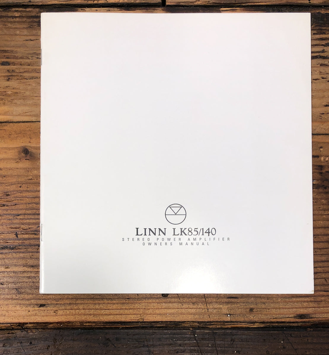 LINN  LK85 LK140 Amplifier Owners / User Manual *Original*