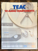 TEAC 1981 AUDIO Catalog X-10R -7R C-1 C-3X CX-650R 32-2B 14pg Brochure *Orig*