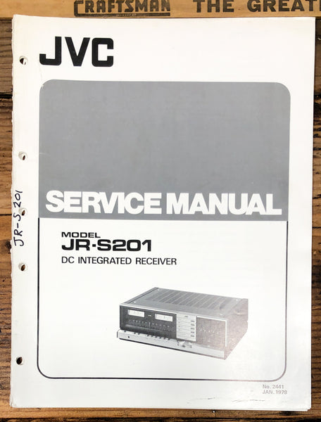 JVC JR-S201 Receiver  Service Manual *Original*