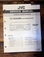 JVC TD-W254   Service Manual *Original*