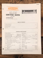Superscope R-350 Receiver  Service Manual *Original*