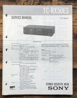 Sony TC-RX50ES Cassette  Service Manual *Original*