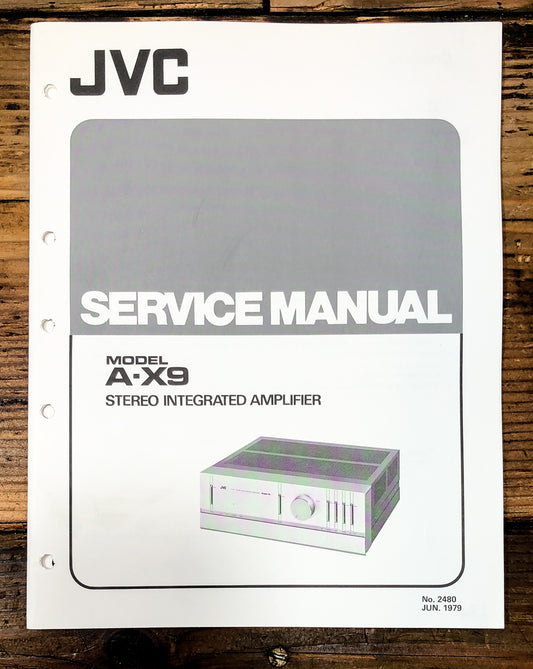 JVC A-X9 Amplifier Service Manual *Original*