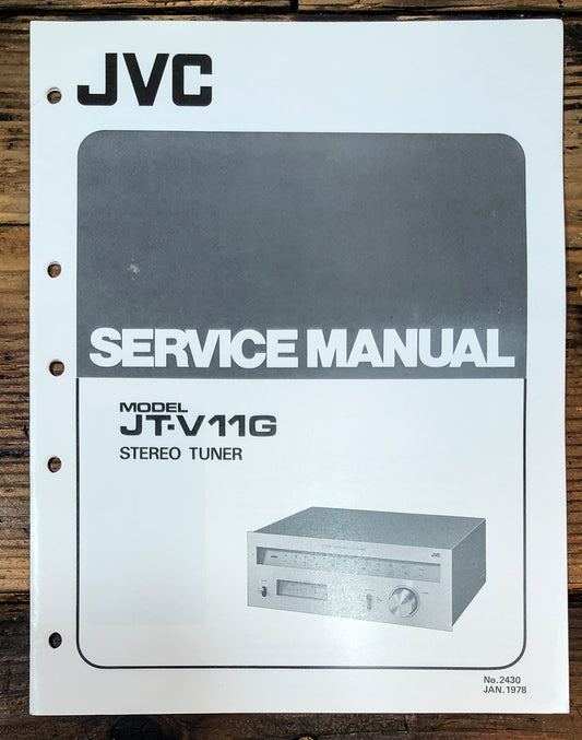 JVC JT-V11G Tuner Service Manual *Original*