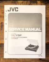 JVC QL-Y5F Record Player / Turntable Service Manual *Original*