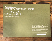 Mitsubishi DA-P30 Preamp / Preamplifier Owners / User Manual *Original*