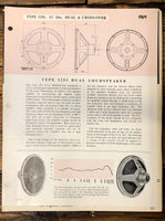 R&A Ercona Type1251 Speaker Data Sheet  *Original*