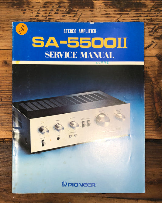 Pioneer SA-5500 II Amplifier  Service Manual *Original*