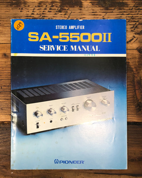 Pioneer SA-5500 II Amplifier  Service Manual *Original*
