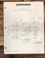 HH Scott Model 299F Amplifier Service Manual *Original*