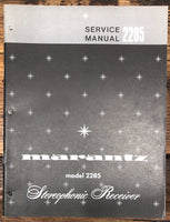 Dual Model 2285 Receiver  Service Manual *Original*