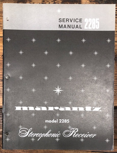 Dual Model 2285 Receiver  Service Manual *Original*