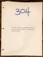 Fisher 304   Service Manual *Original*