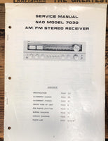 NAD Model 7030 Receiver  Service Manual *Original*