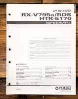 Yamaha RX-V795a HTR-5170 Receiver  Service Manual *Original*