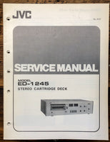 JVC ED-1245 8 Track  Service Manual *Original*